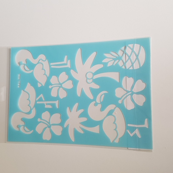 CLEARANCE Reusable Stencil Pochoir, Set of 3 - Picture 3 of 7